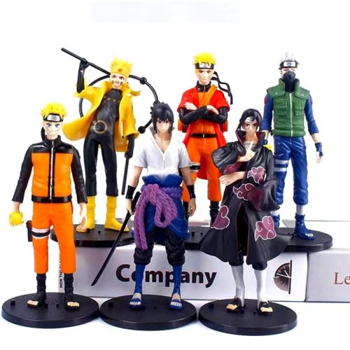Bộ 6 mô hình các nhân vật Naruto - Cao 18cm - nặng 100g