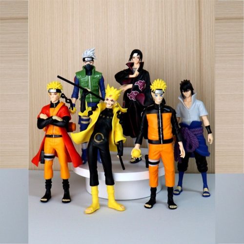 Bộ 6 mô hình các nhân vật Naruto - Cao 18cm - nặng 100g