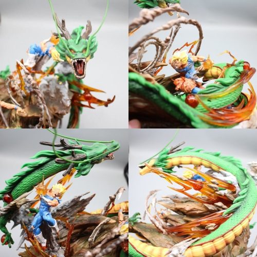 Mô Hình Goku đại chiến Vegeta Cao 30cm nặng 2kg