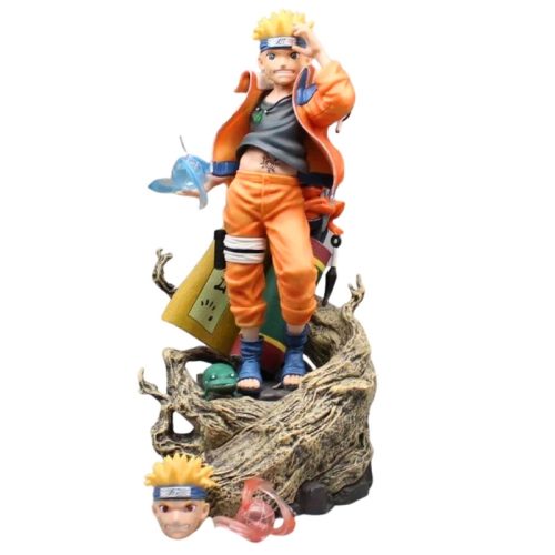 Mô hình Naruto dáng đứng cao 30cm ngang 12cm nặng 1,5kg phụ kiện fullbox