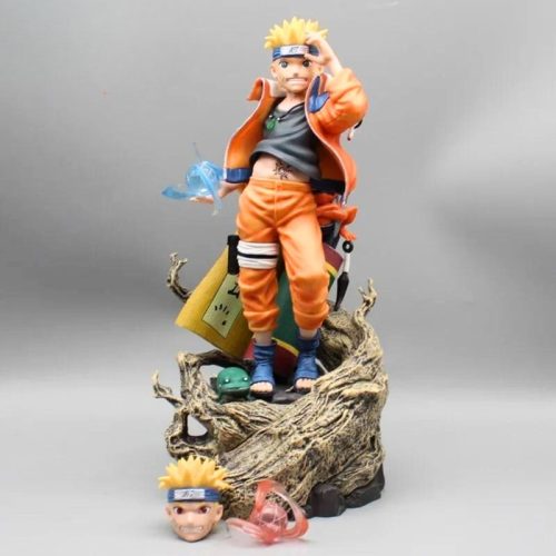Mô hình Naruto dáng đứng cao 30cm ngang 12cm nặng 1,5kg phụ kiện fullbox