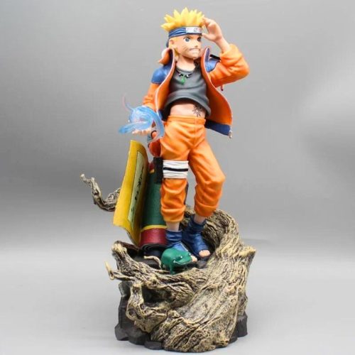 Mô hình Naruto dáng đứng cao 30cm ngang 12cm nặng 1,5kg phụ kiện fullbox