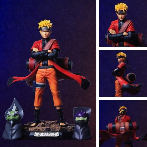 Mô hình Naruto hiền nhân 2 cóc đi kèm cao 30cm