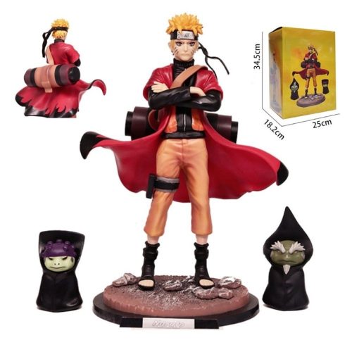 Mô hình Naruto hiền nhân 2 cóc đi kèm cao 30cm