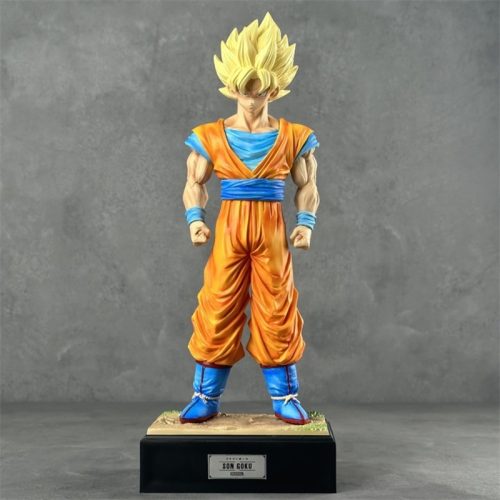 Mô hình Songoku + 2 đầu có thể thay thế cao 34cm, nặng 700g - Fullbox