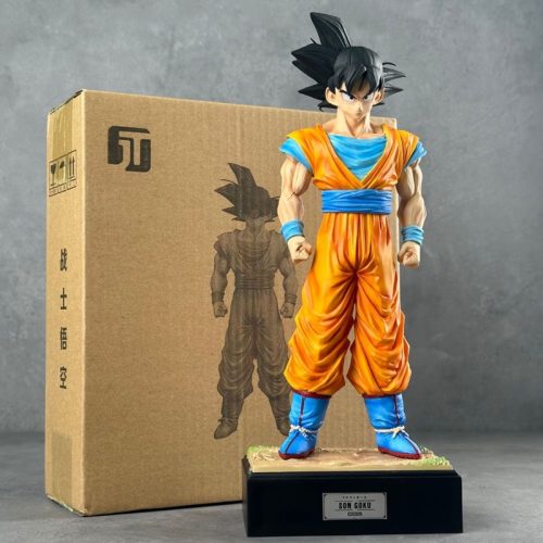 Mô hình Songoku + 2 đầu có thể thay thế cao 34cm, nặng 700g - Fullbox