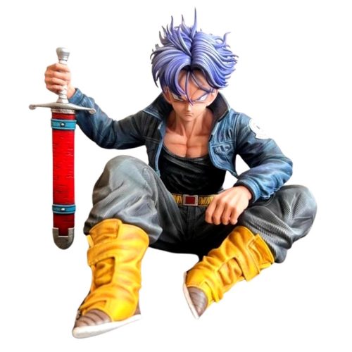 Mô hình Trunks ngồi cầm kiếm Cao 14cm nặng 480g