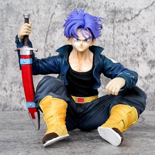 Mô hình Trunks ngồi cầm kiếm Cao 14cm nặng 480g