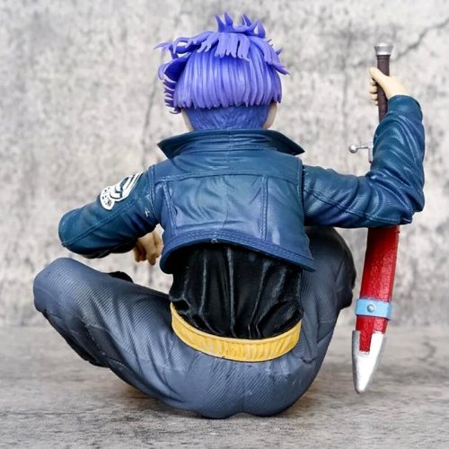 Mô hình Trunks ngồi cầm kiếm Cao 14cm nặng 480g