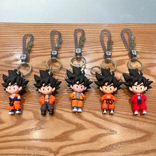 Móc khoá Songoku chibi áo cam siêu cute