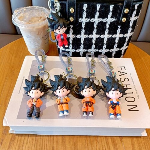 Móc khoá Songoku chibi áo cam siêu cute