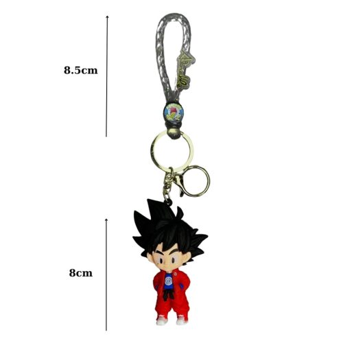 Móc khoá Songoku chibi áo đỏ siêu cute