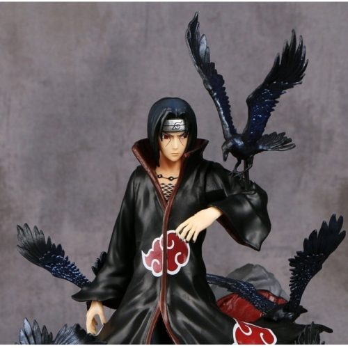 Mô hình Naruto Itachi Akatsuki đế Hắc Hỏa cao 29cm fullbox