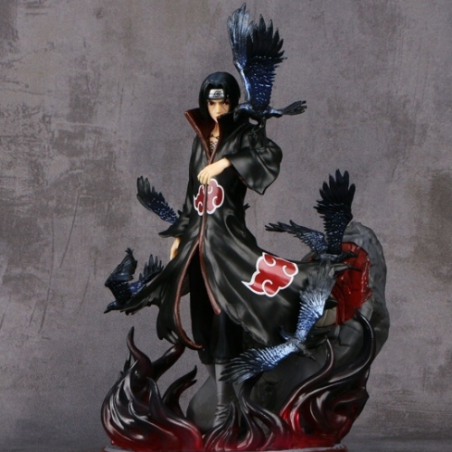 Mô hình Naruto Itachi Akatsuki đế Hắc Hỏa cao 29cm fullbox