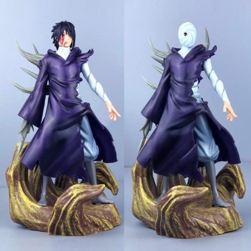Mô hình Naruto Obito 2 đầu thay thế cao 28cm nặng 900g