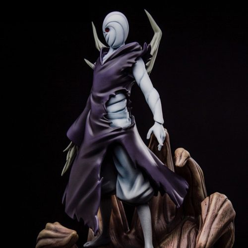 Mô hình Naruto Obito 2 đầu thay thế cao 28cm nặng 900g