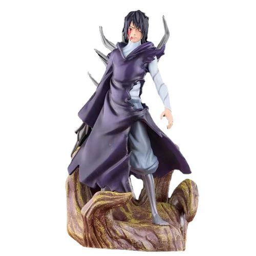 Mô hình Naruto Obito 2 đầu thay thế cao 28cm nặng 900g