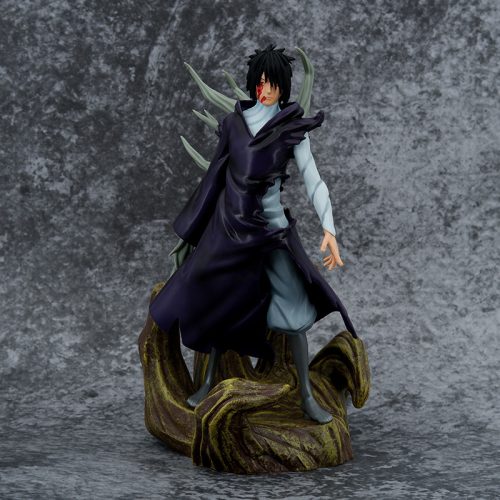 Mô hình Naruto Obito 2 đầu thay thế cao 28cm nặng 900g
