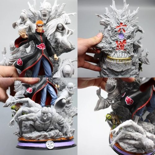 Mô hình Naruto Pain Akatsuki cao 26,5cm rộng 18cm nặng 1,6kg