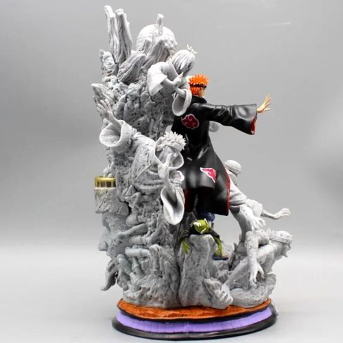 Mô hình Naruto Pain Akatsuki cao 26,5cm rộng 18cm nặng 1,6kg