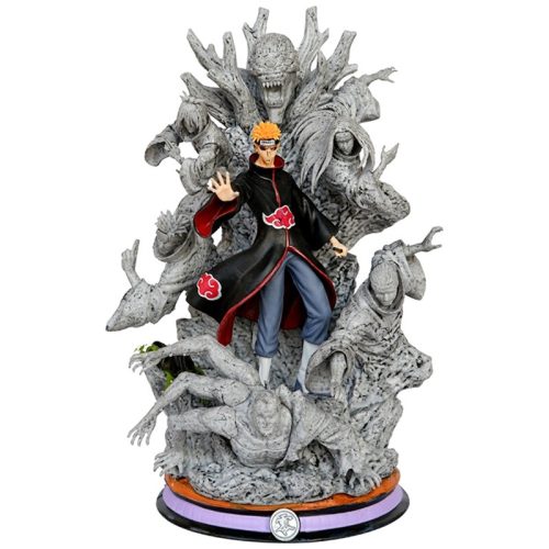 Mô hình Naruto Pain Akatsuki cao 26,5cm rộng 18cm nặng 1,6kg