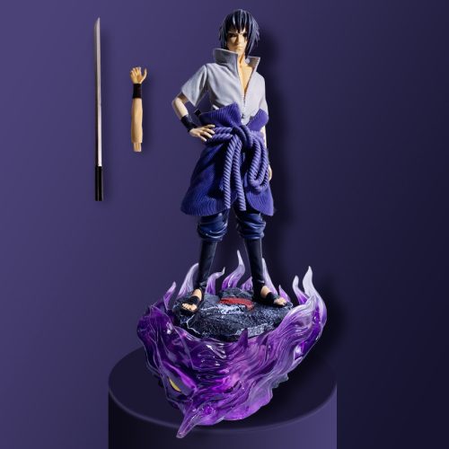Mô hình Naruto Sasuke + LED cao 39cm nặng 2,1kg