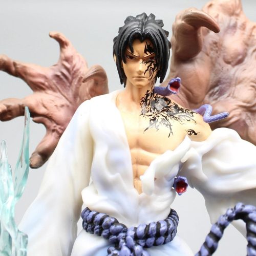 Mô hình Sasuke nguyền ấn trạng thái chiến đấu cao 29cm nặng 500g fullbox
